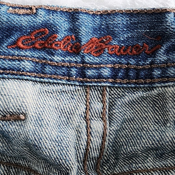 Vintage Eddie Bauer Carpenter Jeans Mens 29W 26L Denim Relaxed Straight Leg Blue - Picture 4 of 16